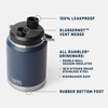 image:imageYETI Rambler Half Gallon Jug 20 Vacuum Insulated Leakproof Stainless Steel with MagCap Pace PurplePace Purple