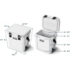 image:imageYETI Roadie 24 20 Hard Cooler with DoubleDuty Shoulder Strap and Drain PlugPace PurpleBlue