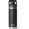 image:imageYETI Rambler 18 oz Water Bottle with Flip Chug Cap Tropical PinkBlack