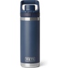 image:imageYETI Rambler 18 oz Water Bottle with Flip Chug Cap Tropical PinkNavy
