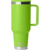 image:imageYETI Rambler 40 oz Travel Mug with Flip Straw Lid  Stainless Steel Vacuum Insulated Leakproof Cup Holder Friendly Pace PurpleVenom