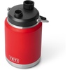 image:imageYETI Rambler Half Gallon Jug 20 Vacuum Insulated Leakproof Stainless Steel with MagCap Pace PurpleRescue Red