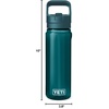 image:imageYETI Yonder 750 ml25 oz Water Bottle with Yonder Straw Cap Pace PurpleAgave Teal