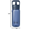 image:imageYETI Yonder 750 ml25 oz Water Bottle with Yonder Straw Cap Pace PurpleNavy