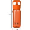 image:imageYETI Yonder 750 ml25 oz Water Bottle with Yonder Straw Cap Pace PurpleOrange