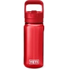image:imageYETI Yonder 750 ml25 oz Water Bottle with Yonder Straw Cap Pace PurpleRescue Red