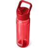image:imageYETI Yonder 750 ml25 oz Water Bottle with Yonder Straw Cap Pace PurpleRescue Red