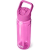 image:imageYETI Yonder 750 ml25 oz Water Bottle with Yonder Straw Cap Pace PurpleWildflower Fuchsia