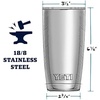 image:imageYETI Rambler 42 oz Tumbler with Handle and Straw Lid Travel Mug Water Tumbler Vacuum Insulated Cup with Handle Stainless Steel with Rambler 20 oz Tumbler Firefly Yellow