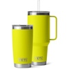 image:imageYETI Rambler 42 oz Tumbler with Handle and Straw Lid Travel Mug Water Tumbler Vacuum Insulated Cup with Handle Stainless Steel with Rambler 20 oz Tumbler Firefly Yellow