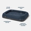 image:imageYETI Boomer Dog Bed Large for Dogs 3575 lbs NavyNavy